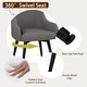 preview thumbnail 4 of 8, Swivel Dining Chairs Set of 2 Upholstered Accent Chairs Living Room Chairs Desk Office Arm Chair