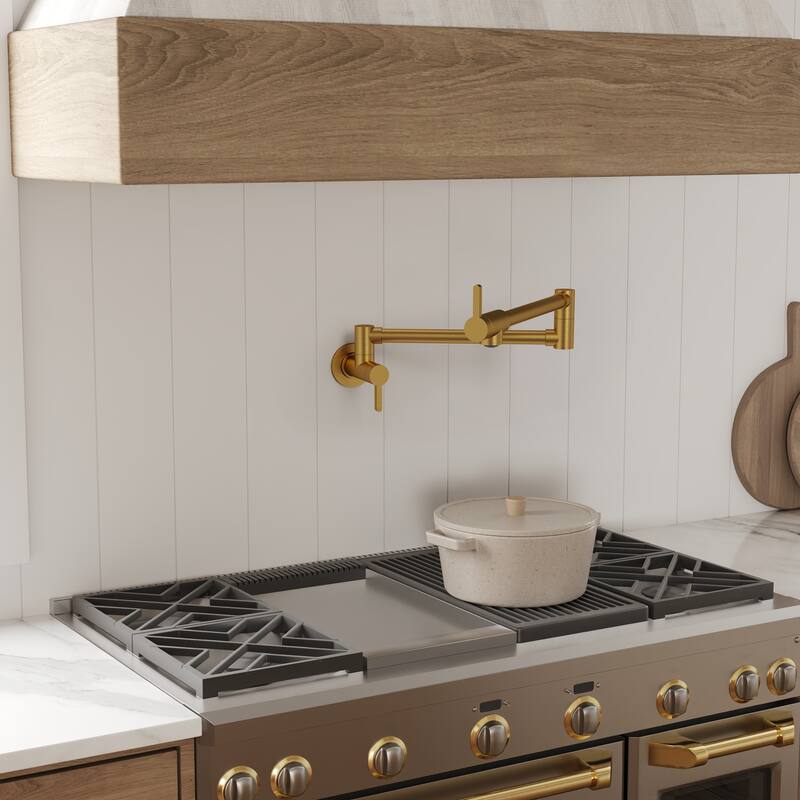 Wall Mounted Cold-Water Pot Filler,Folding Kitchen Faucet