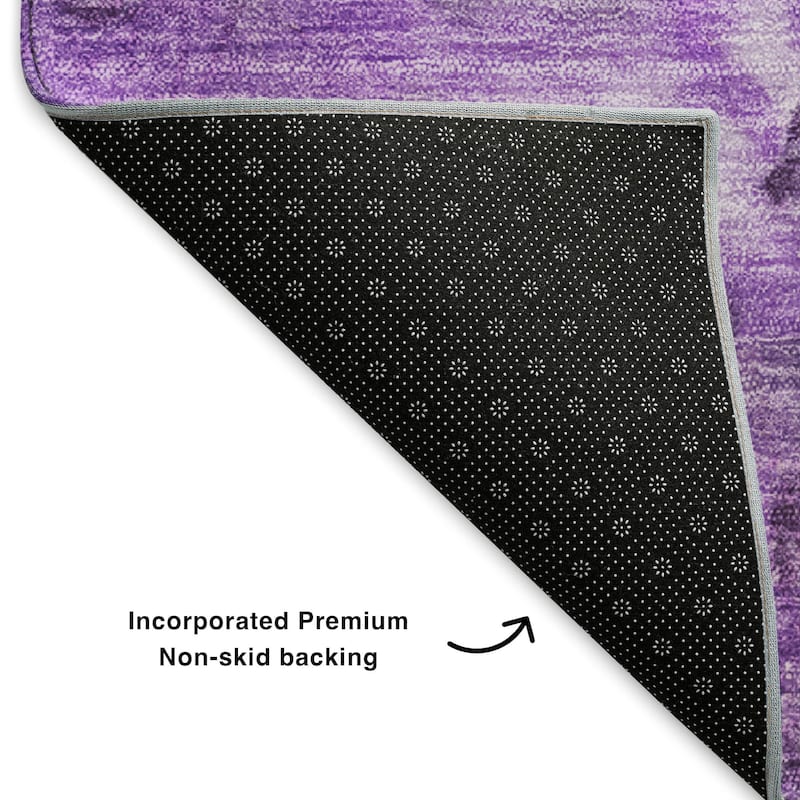 Premium Washable Super Soft Contemporary Splash Mayfield Rug