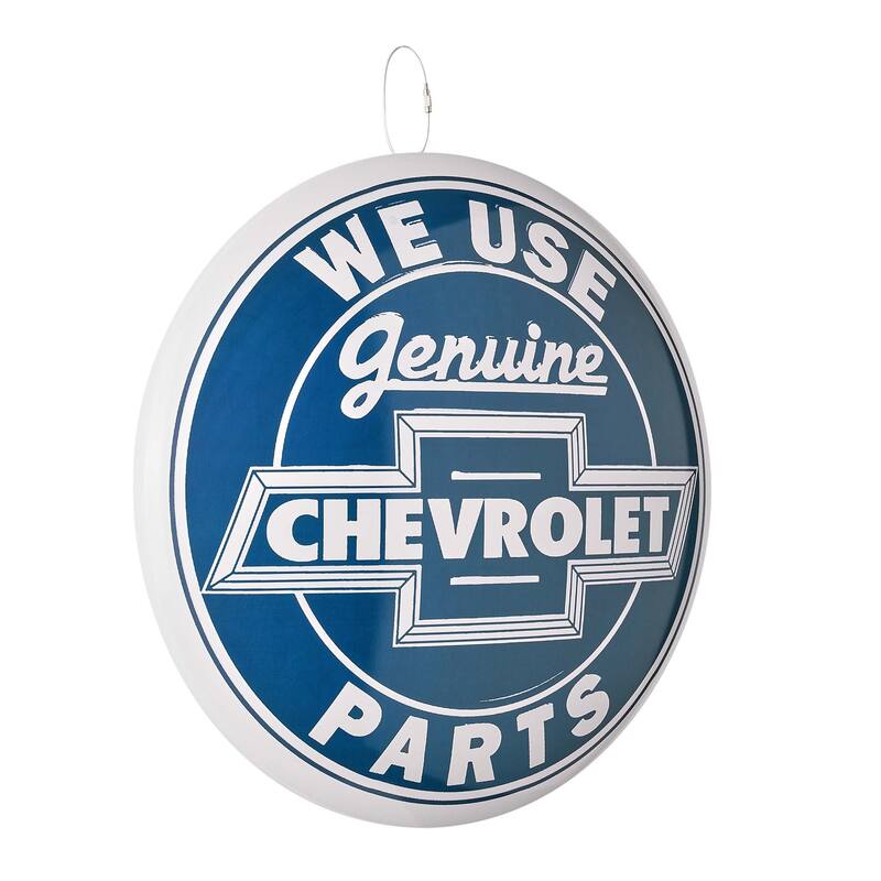American Art Decor Round Dome Metal Sign - 15" x 15"