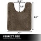 preview thumbnail 82 of 134, Deconovo Chenille Bath Rugs - Thick Plush Microfiber, Non-Slip Washable Bathroom Mats