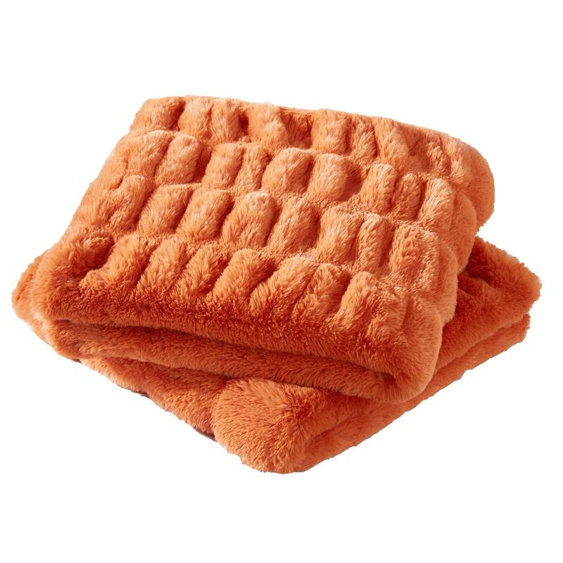 Serenta Shar Pei FauxFur 2 Piece Pillow Shell Set, NO INSERT