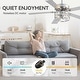 preview thumbnail 6 of 17, 52" Reversible 5-Blade Caged Ceiling Fan with Light and Remote