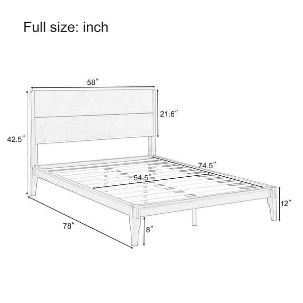 dimension image slide 0 of 4, Eco-Chic Bamboo Platform Bed with Storage Space by Harper&Bright Designs