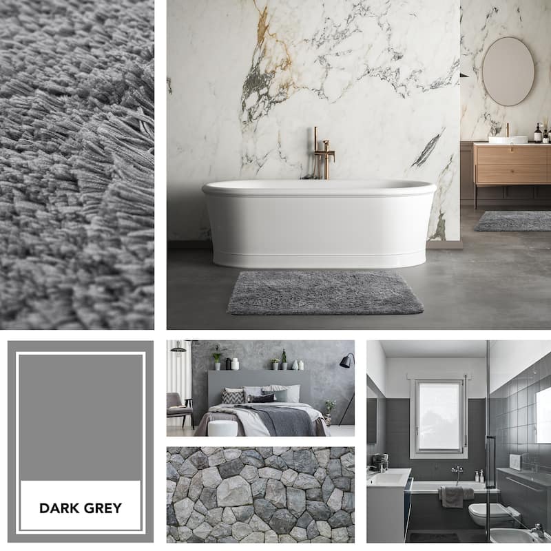 Deconovo Super Absorbent & Thick Bath Mat Rugs (1 PC)