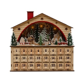 Wood House in Winter Scene Advent Calendar Multi Bed Bath Beyond