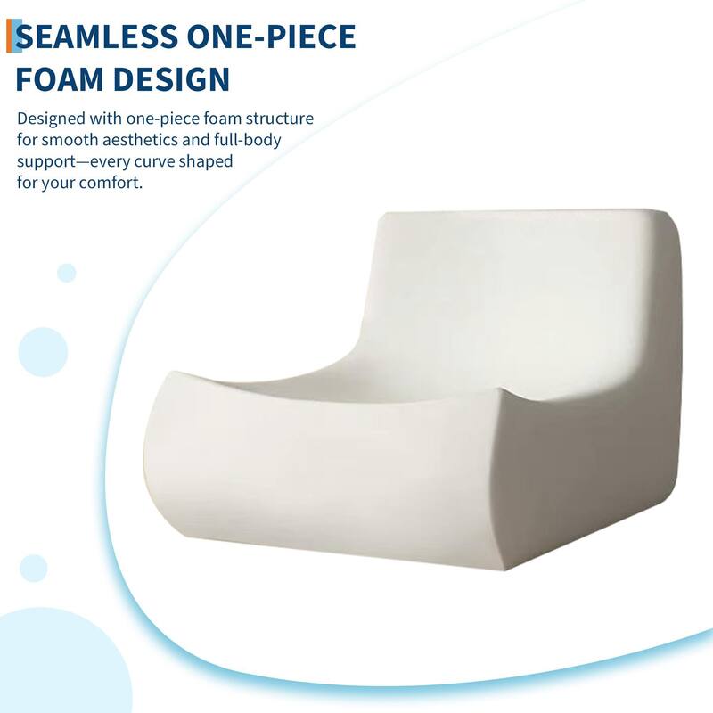 Bean Bag Chairs for Adults, Memory Foam Couch Single Sofa Chair