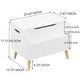 preview thumbnail 8 of 16, Wooden Toy Box, Kids Toy Storage Organizer with Front Bookshelf, Flip-Top Lid, Safety Hinge, Boys Girls Toy Chest Bench