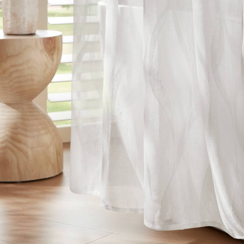 Madison Park Candice Sheer Shower Curtain