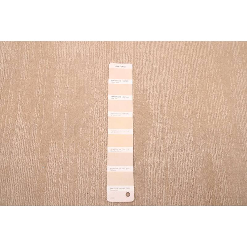 ECARPETGALLERY Hand Loomed Kashkuli Gabbeh Light Khaki Wool Rug - 7'10 x 10'11