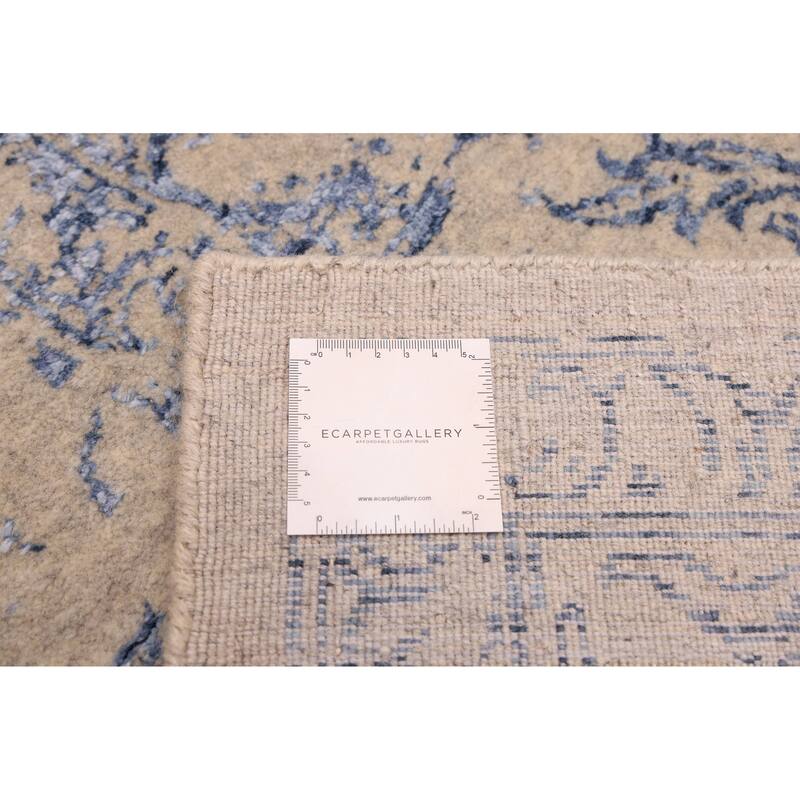 ECARPETGALLERY Hand Loomed Elysian Light Khaki Rug - 8'0 x 9'11