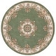preview thumbnail 50 of 92, SAFAVIEH Handmade Aubusson Hrachuhi Traditional Wool Rug 6' Round - Green/Ivory