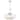19.75" W x 20.25" H 1-Light Cloche Pendant in Aged Brass with Organic Hammered Glass - 19.75"W x 20.75"H