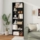 preview thumbnail 5 of 18, Gymax 2PCS 70'' all 6-Tier Bookcase w/ 6 Open Shelves Anti-Toppling