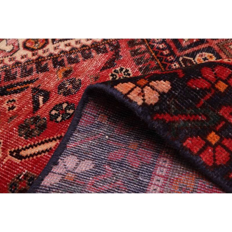 ECARPETGALLERY Hand-knotted Antalya Vintage Red Wool Rug - 4'10 x 9'5