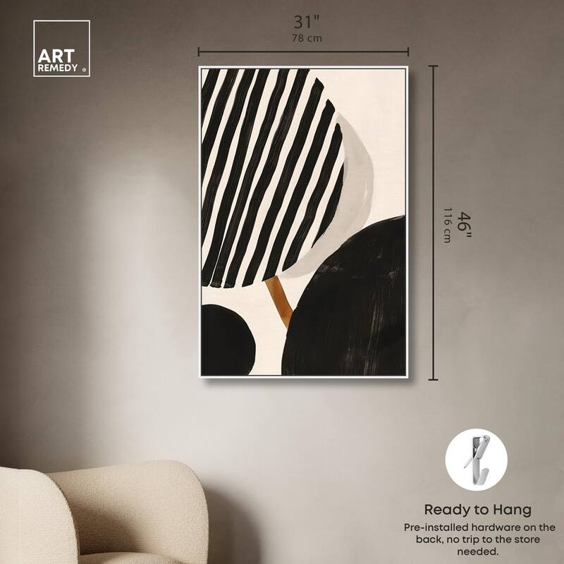 Linear Contempo Canvas by Art Remedy