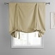 preview thumbnail 86 of 91, Exclusive Fabrics Solid Cotton Tie-Up Window Shade (1 Panel)