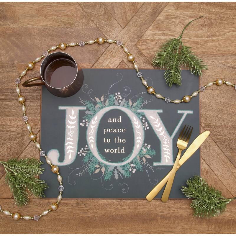Joy Emerald Hardboard Placemat S6