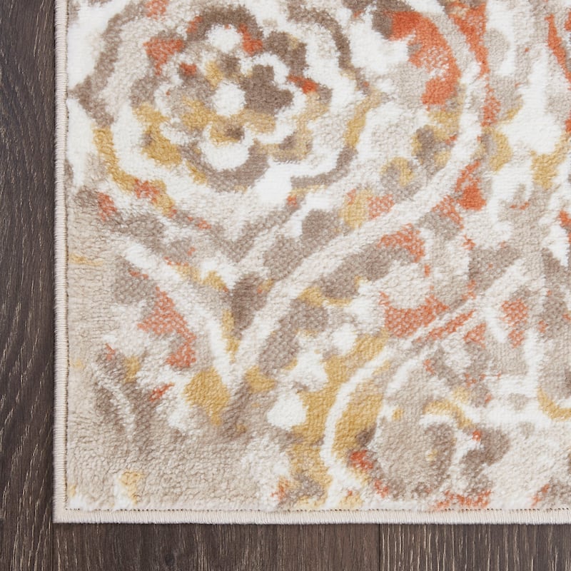 Home Dynamix Melrose Audrey Bohemian Ogee Area Rug