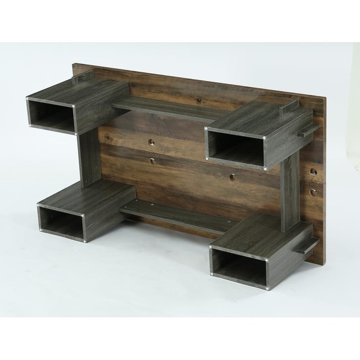 55-Inch Farmhouse Rectangle Coffee Table for Living Room