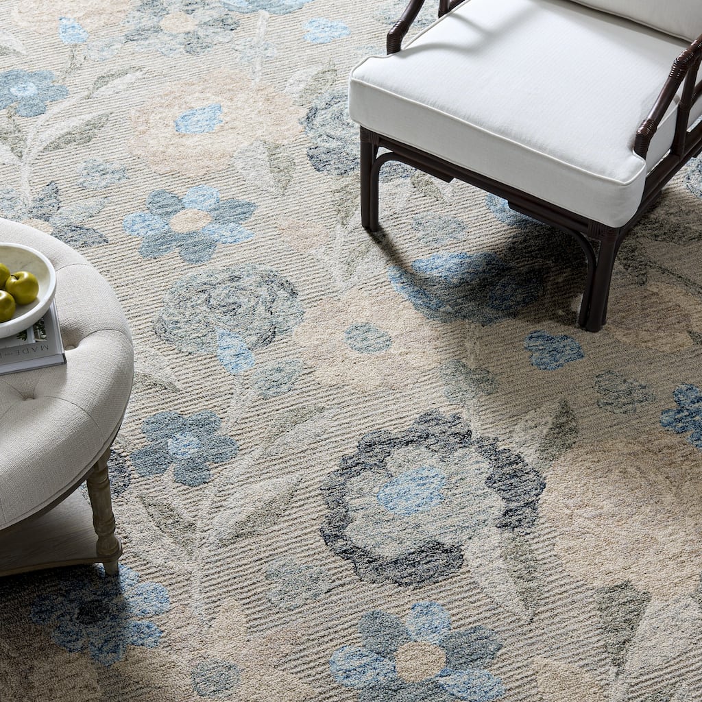 SAFAVIEH Handmade Metro Hyri Floral Wool Area Rug