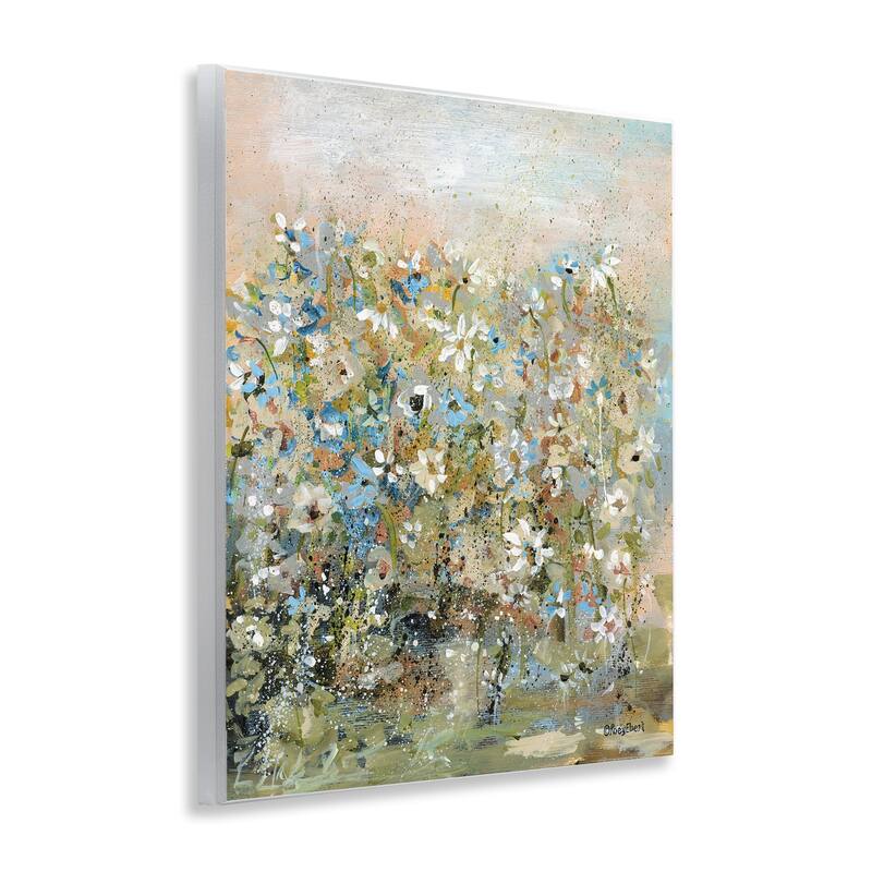 Stupell Speckled Garden Flowers Wall Plaque Art Design By Roy Ebert