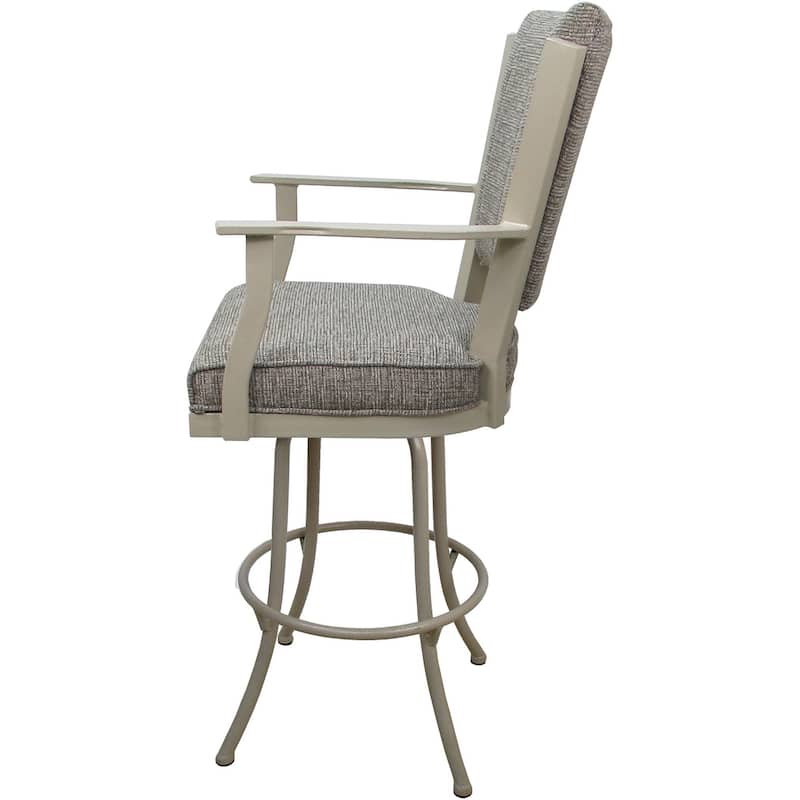 Swivel Extra Tall 34" (35") Metal Bar Stool Montana on Noam Base - 34" Seat