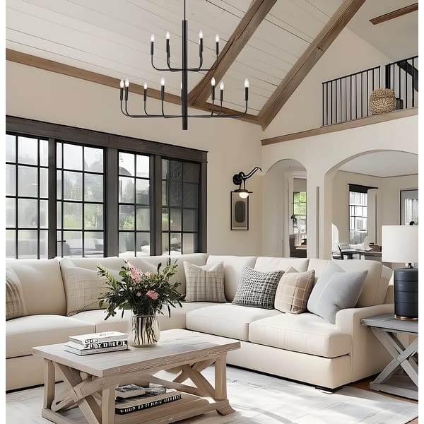 Lot De 2 Chandeliers Bougeoirs En Fonte – Design Candlestick, Couleur Noire, Sans Marque