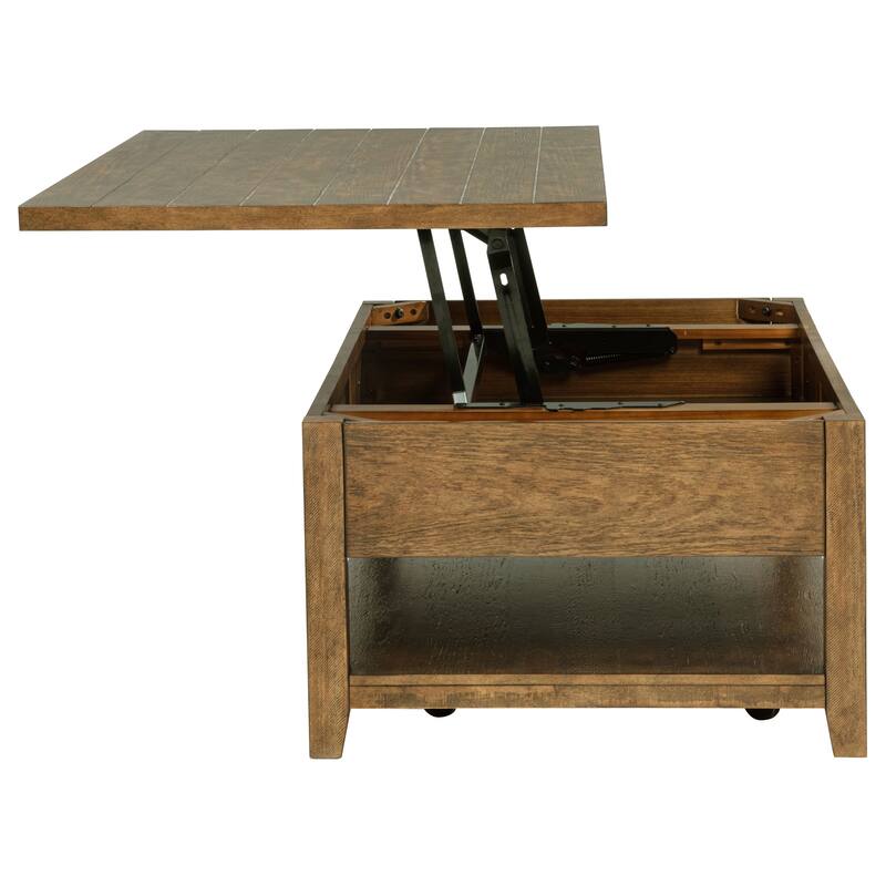 Payne 48-inch Mobile Lift Top Coffee Table - 48" x 28.25" x 18.25"