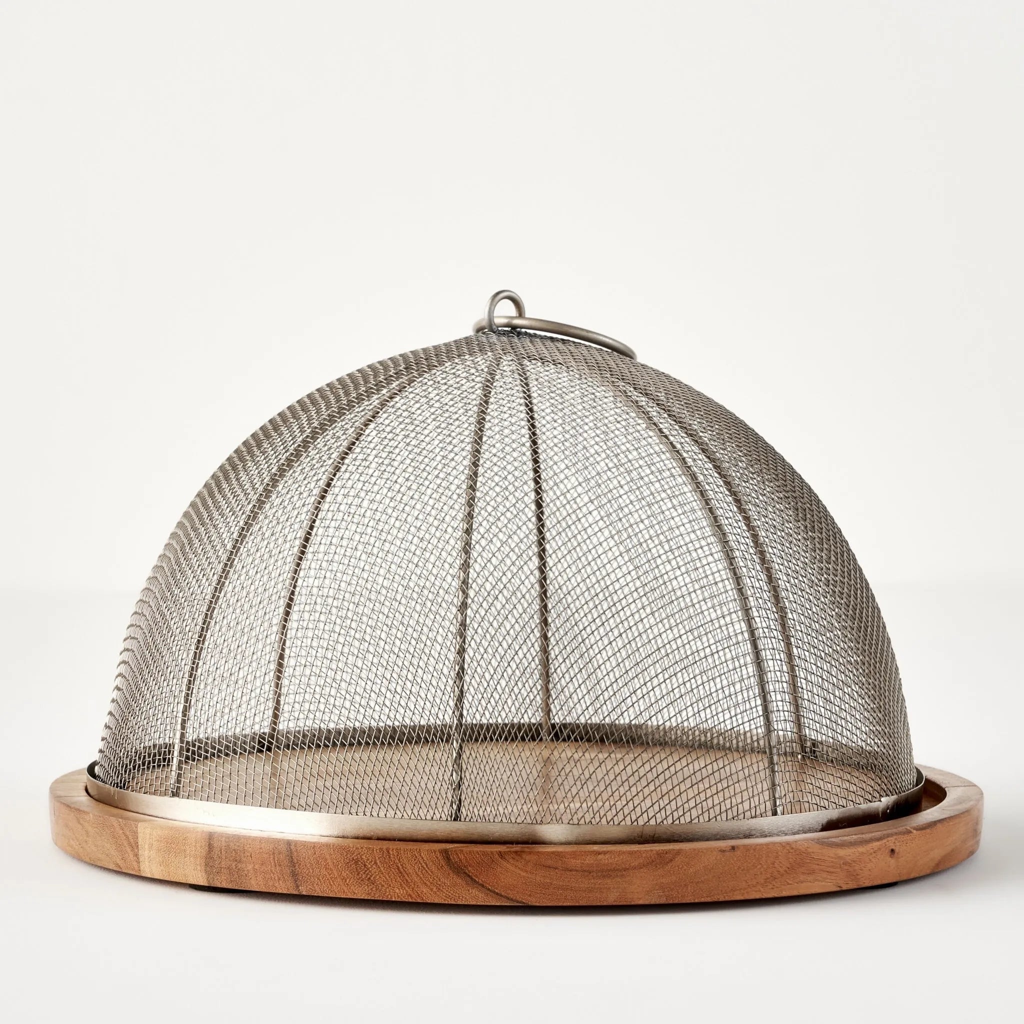 Spark Wooden Cake Stand with Dome