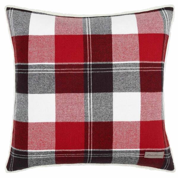 slide 5 of 9, Eddie Bauer Lodge Red Throw Pillow Accent - Polyester - Red
