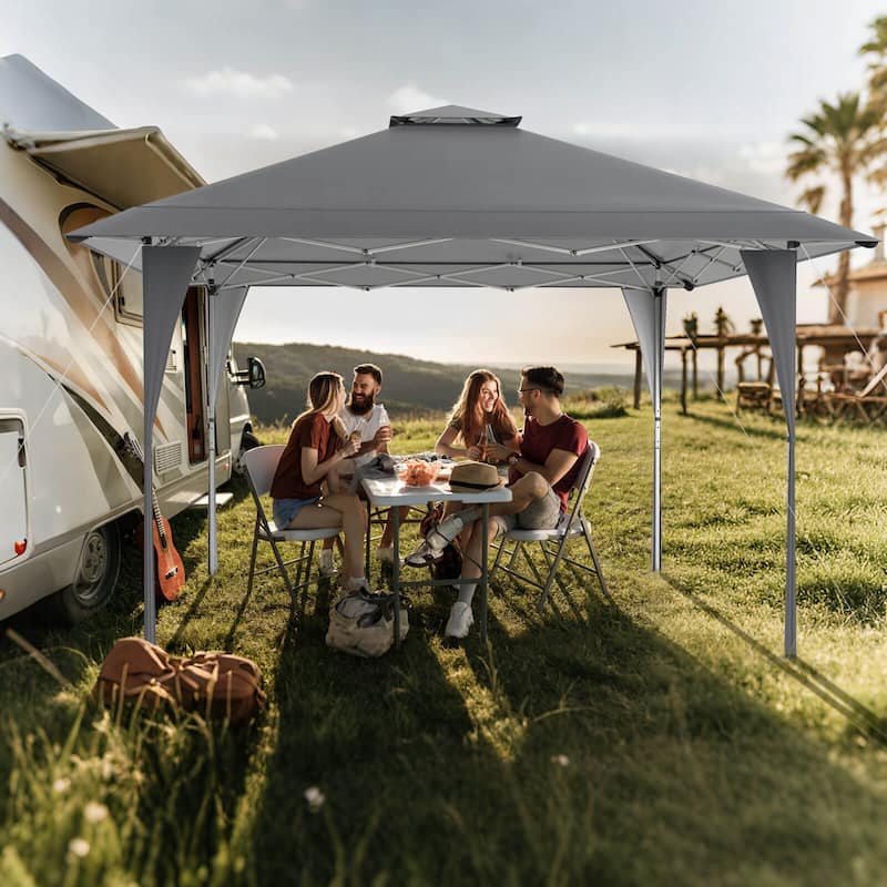 Costway 13 X 13 FT Pop up Gazebo Outdoor Canopy Tent with Portable - See Details