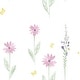 preview thumbnail 1 of 1, Seabrook Designs Day Dreamers Daisy Field Unpasted Wallpaper 20.5 in. W x 33 ft. L - Pink and Green