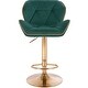 preview thumbnail 15 of 41, Modern Home Luxe Spyder Contemporary Adjustable Suede Barstool - Modern Comfortable Adjusting Height Counter/Bar Stool