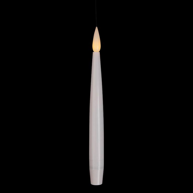LED Flameless Flickering Floating Halloween Taper Candles - 6" - Set of 6