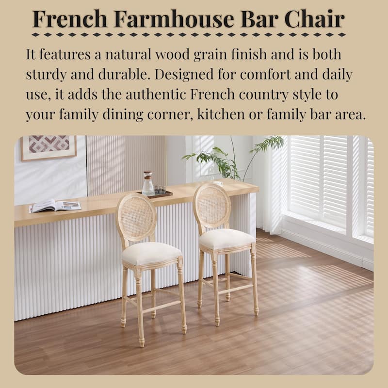 Upholstered Counter Height Chairs Side Chairs Set of 2