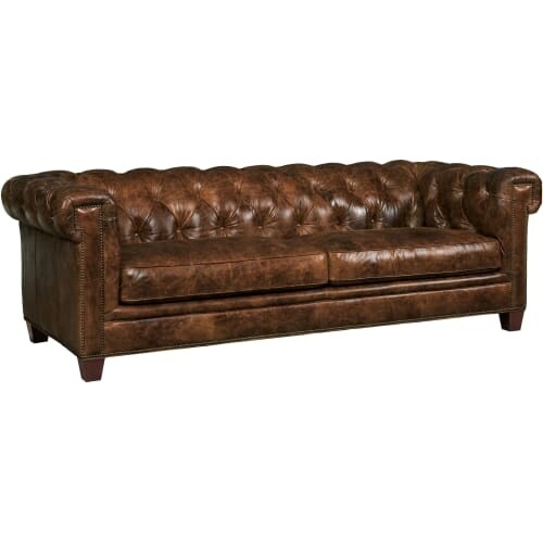 Furniture Ss195 03 087 90 Inch Wide Leather Sofa From Furniture Ss195 03 087 90 Inch Wide Leather Sofa From The Chester Collect