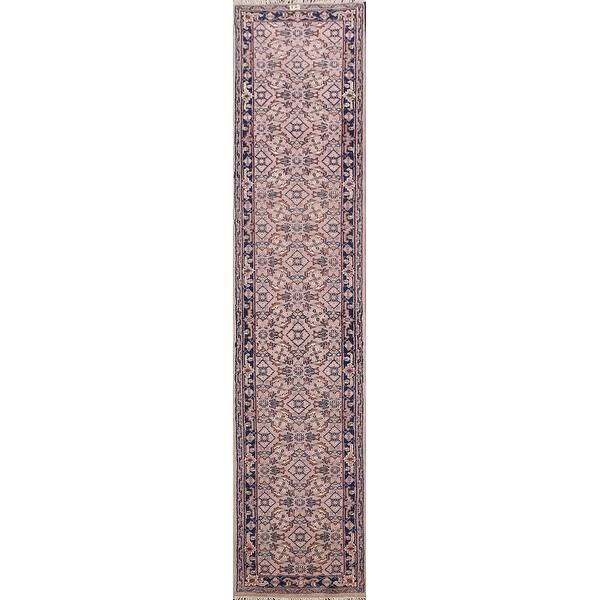Shop Geometric Kashan Oriental Narrow Hallway Runner Rug Wool Hand Knotted 2 4 X 11 5 On Sale Overstock 31960438