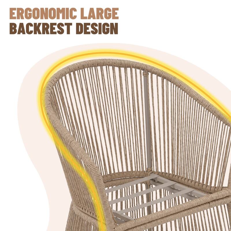 Expandable Aluminum Outdoor Dining Set with 6 PE Wicker Chairs