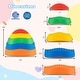 preview thumbnail 2 of 18, Gymax 5 PCS Stepping Stones for Kids w/Storage Bag for Motor Skills