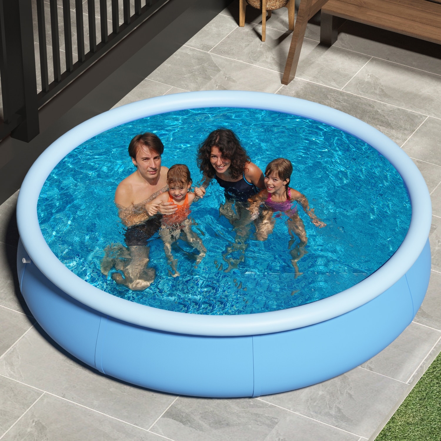 AVENLI Inflatable Swimming Pool Above Ground - Bed Bath & Beyond