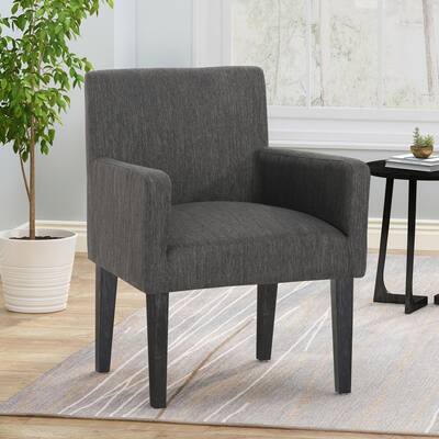Modern Grey Fabric Accent Chair for Armchair for Living Room Bedroom