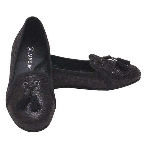 little girls black dress shoes