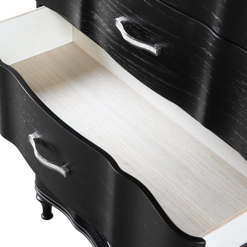Furniture of America Seabliss Glam Solid Wood 3-Piece Bedroom Set