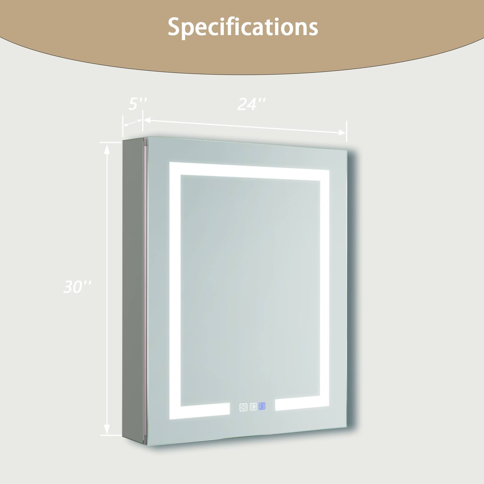 LED Illuminated Bathroom Mirrors Bed Bath & Beyond 36136048