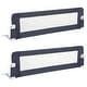 preview thumbnail 2 of 5, Gymax Bed Rail Guard for Toddlers 60'' & for Crib Twin Double Queen & Grey