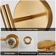 preview thumbnail 4 of 3, LunaDrift Modern Gold Wall Sconces with Opal Glass Globes - Mid-Century Luxury Lighting for Bedroom, Living Room,Set of 2