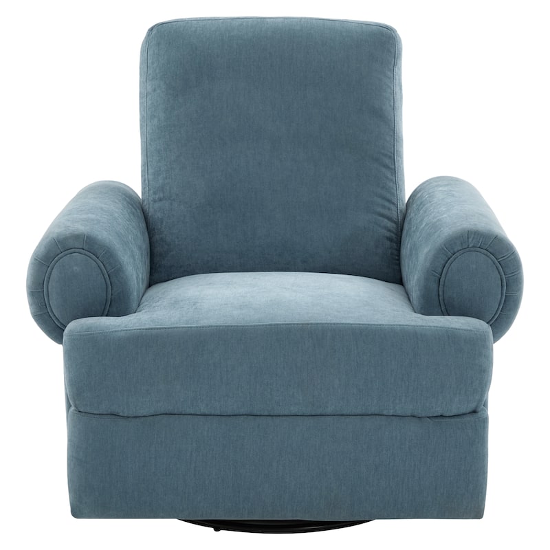 Christopher Knight Home - Thorne Chenille Swivel Recliner Rocker Chair with Adjustable Backrest