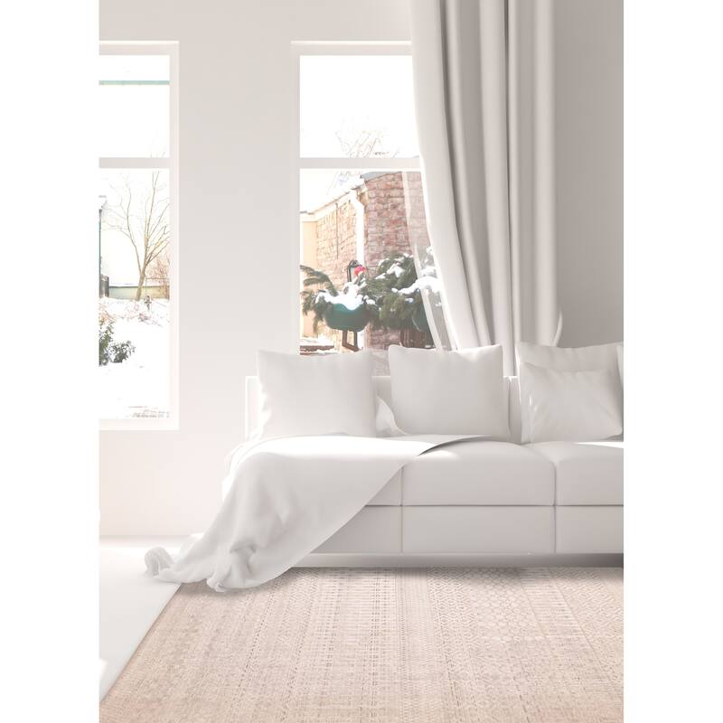 ECARPETGALLERY Hand Loomed Elysian Grey Rug - 7'11 x 9'8