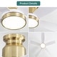 preview thumbnail 25 of 72, Sofucor 42/52 Inch Low Profile Flush Mount Ceiling Fan with Light,Remote Control,Solid wood/ABS Blades,Reversible Quiet DC Motor